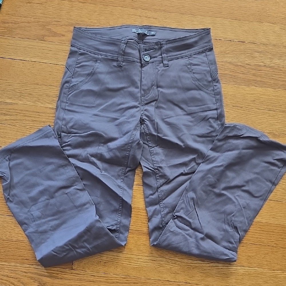 Prana Women's Low-rise Hiking Pants in Slate Gray